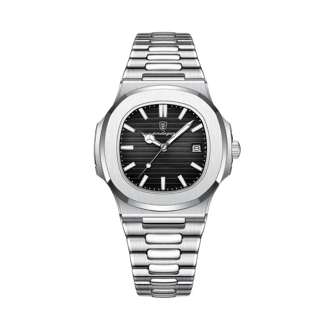 Geneva Classic Silver Watch (Waterproof)