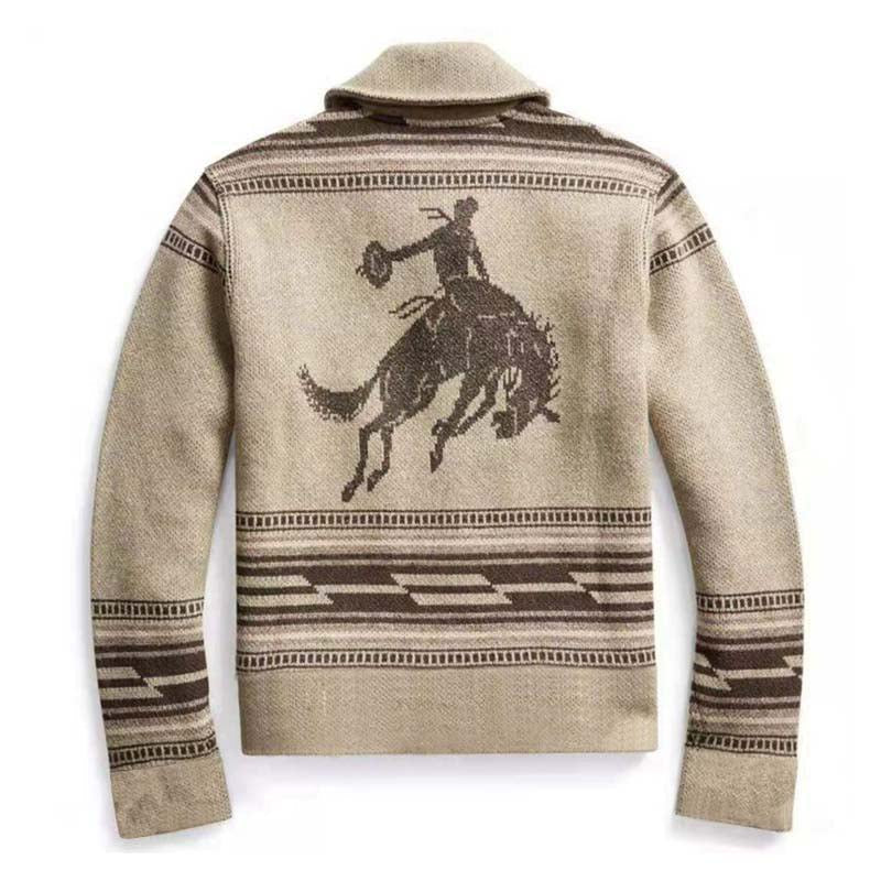 Western Heritage - Jacquard Knit Cardigan