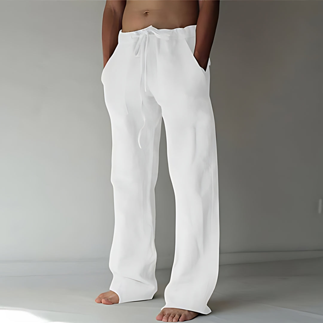 Monaco Linen Summer Holiday Pants for men