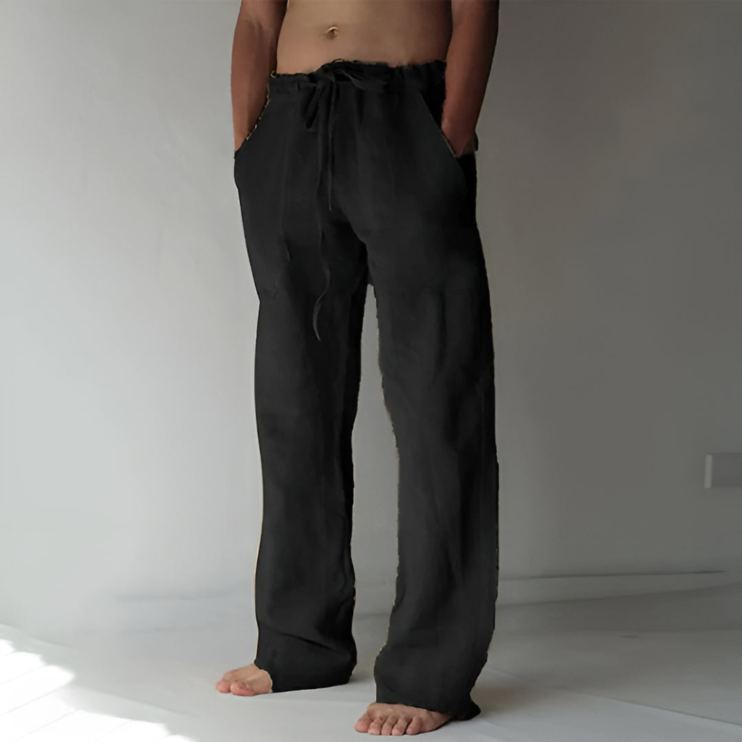 Monaco Linen Summer Holiday Pants for men