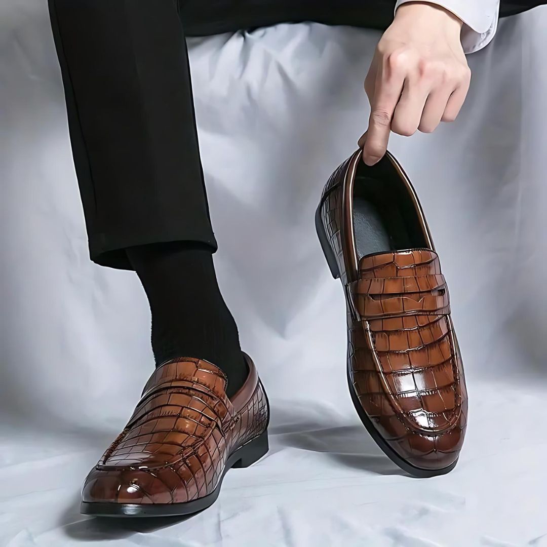 Croco - Premium Leather loafers