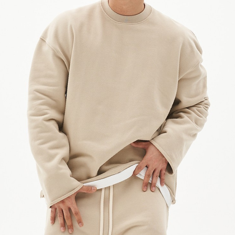 Minimalist Oversized Crewneck Sweatshirt