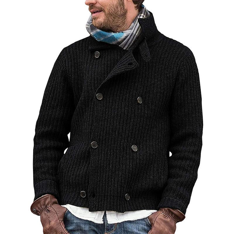 Urban Classic - Double-Breasted Knit Cardigan