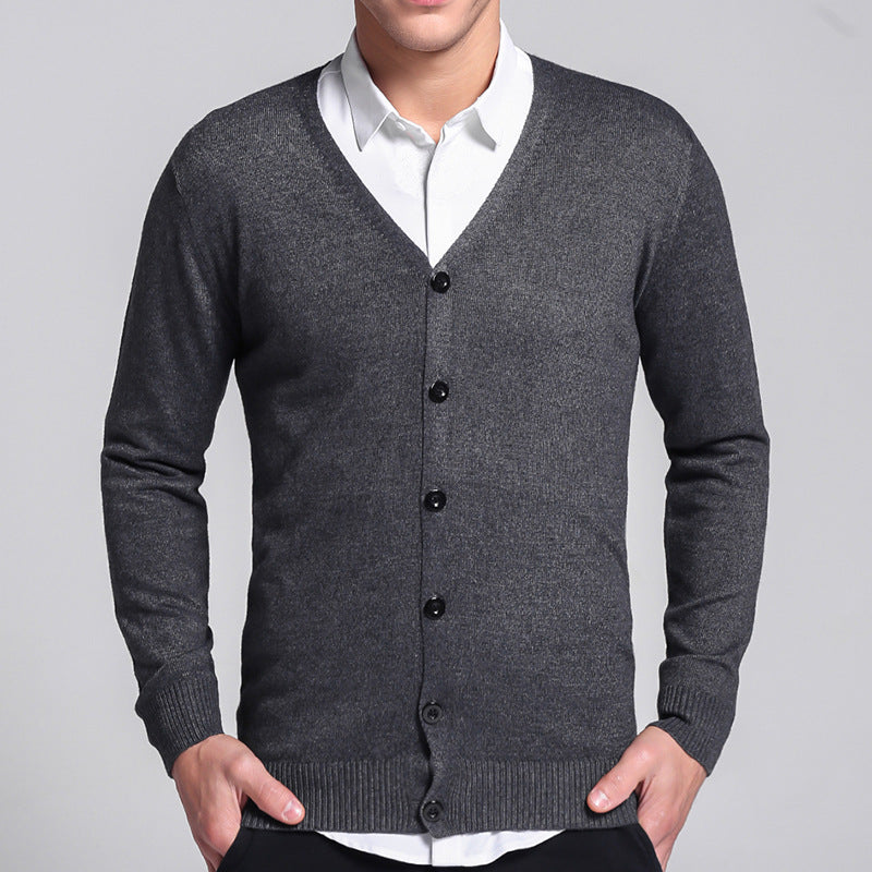 Bastian - Classic Cardigan with Button Placket