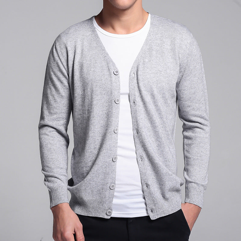 Bastian - Classic Cardigan with Button Placket