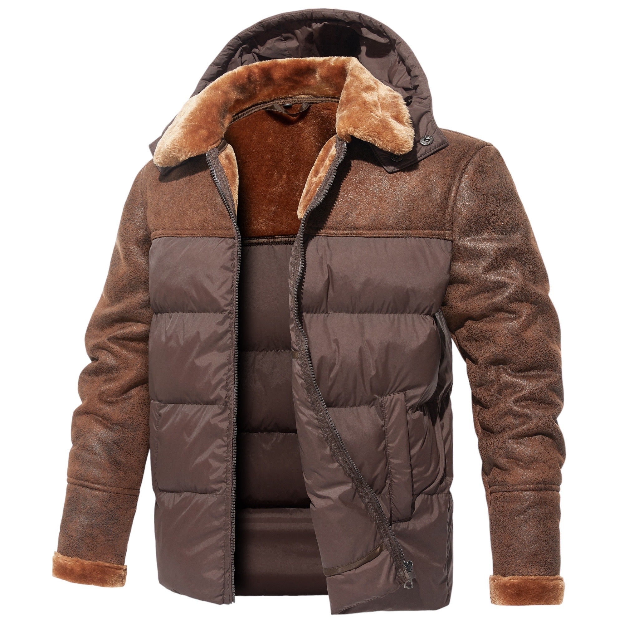 Everest Insulated Sherpa-Lined Puffer Jacket