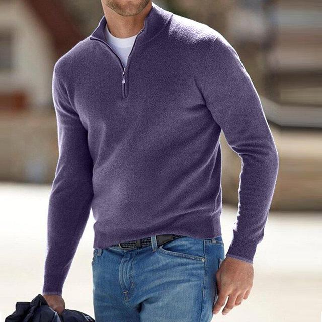 Thomas Men’s zipped V-Neck Sweater