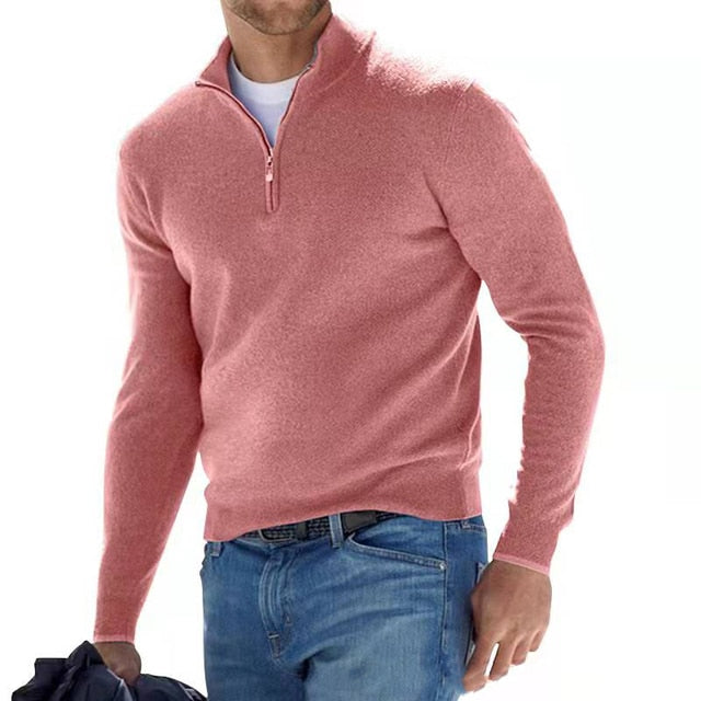 Thomas Men’s zipped V-Neck Sweater