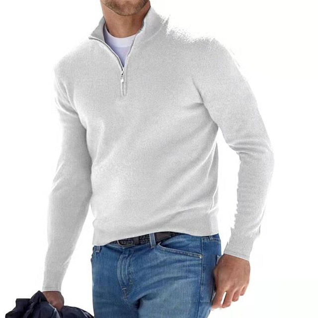 Thomas Men’s zipped V-Neck Sweater