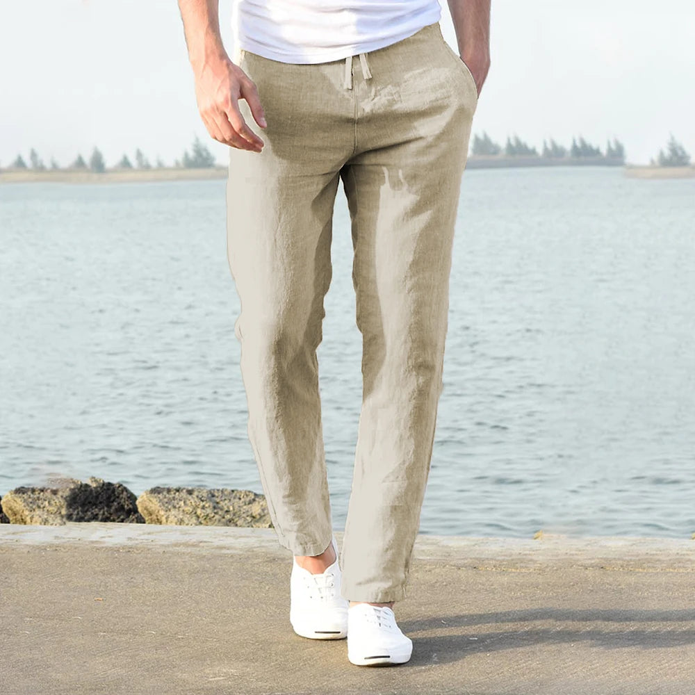 Linen Casual Summer Trousers For Men