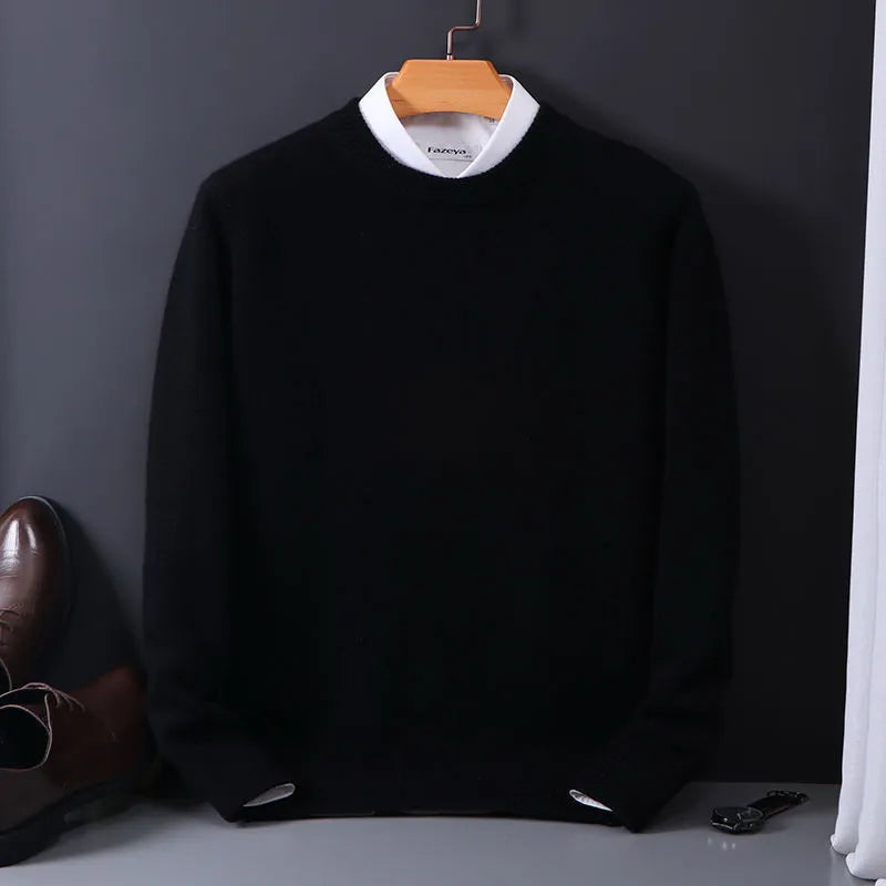 Milan - Classic Soft Knit Crewneck Sweater