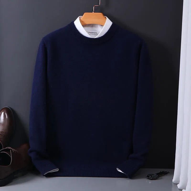 Milan - Classic Soft Knit Crewneck Sweater