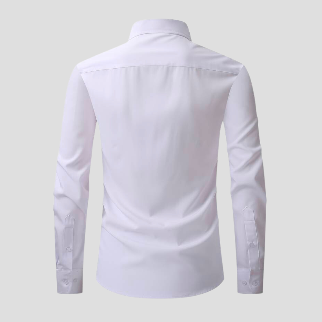 Anti-crease-ironing business shirt