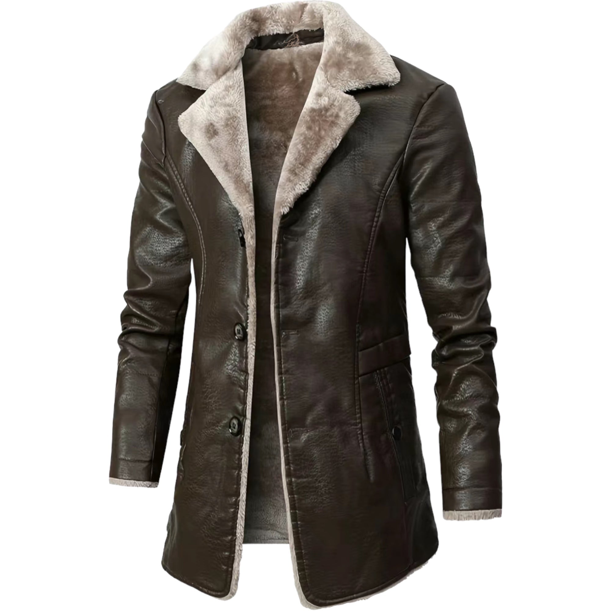 Arctic Luxe™ Men’s Leather Shearling Jacket