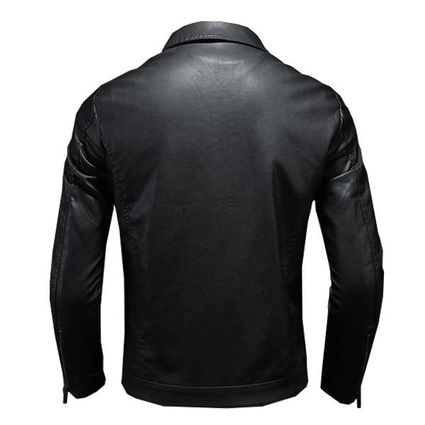 Men’s Classic Black Leather Jacket