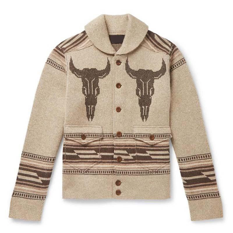 Western Heritage - Jacquard Knit Cardigan