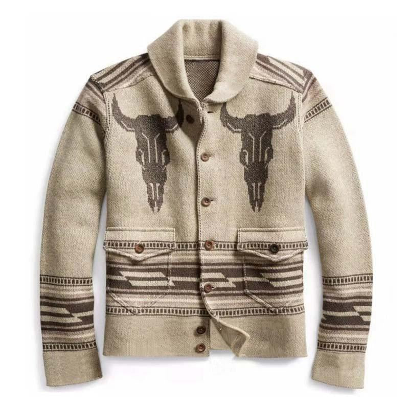 Western Heritage - Jacquard Knit Cardigan